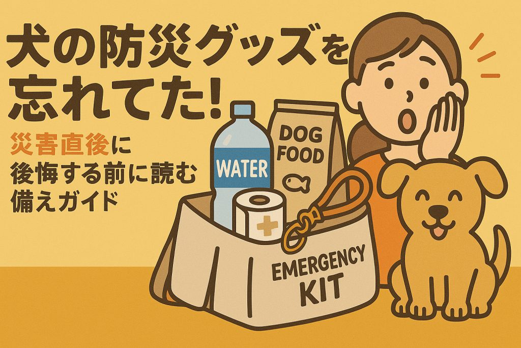 犬の防災グッズ