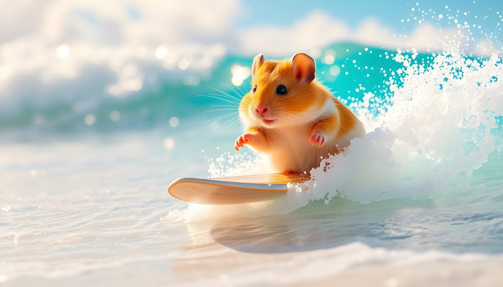 ハムスターサーフィン
